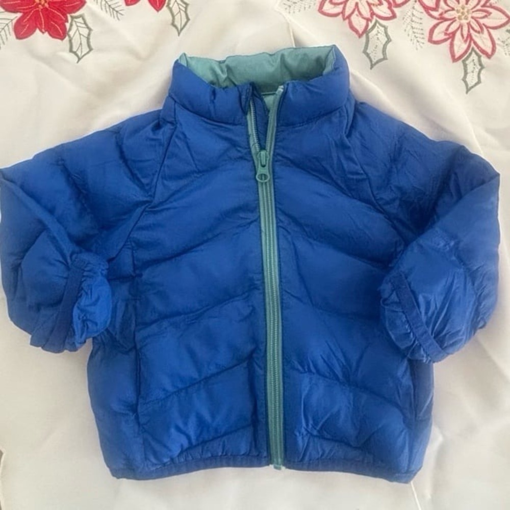 Boy's Size 18m Light Blue Puffer Jacket